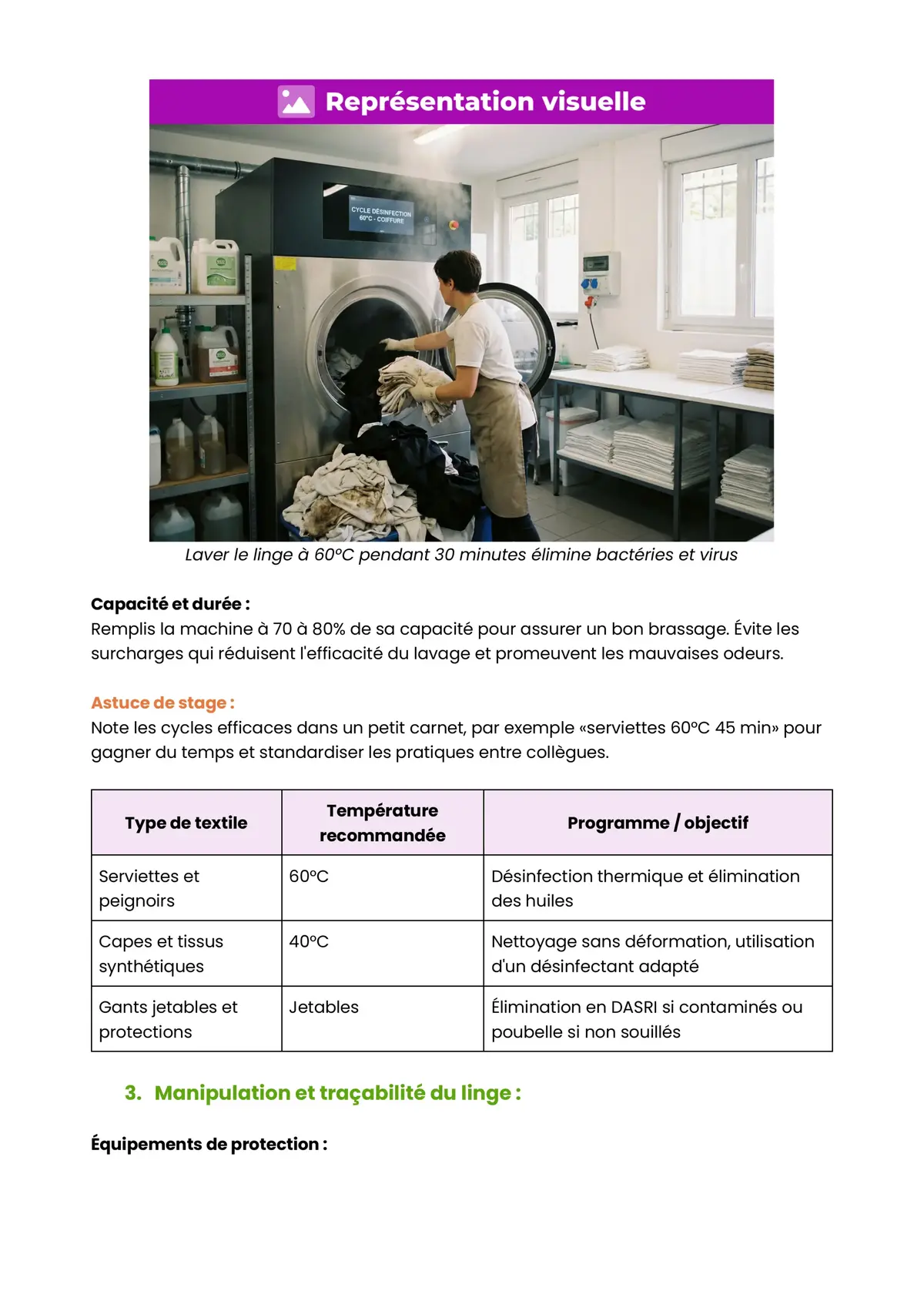 Example Fiche de Révision CAP Coiffure