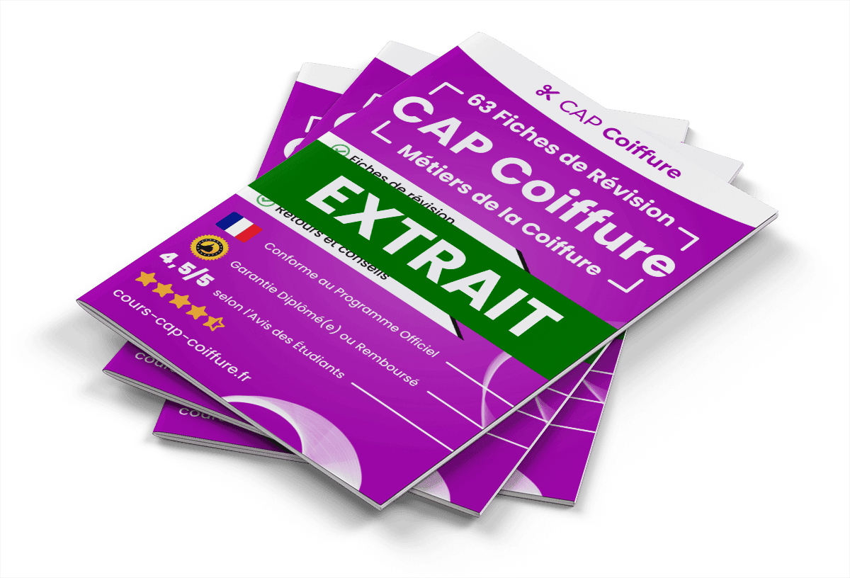 Extrait Fiches Révision gratuites CAP Coiffure